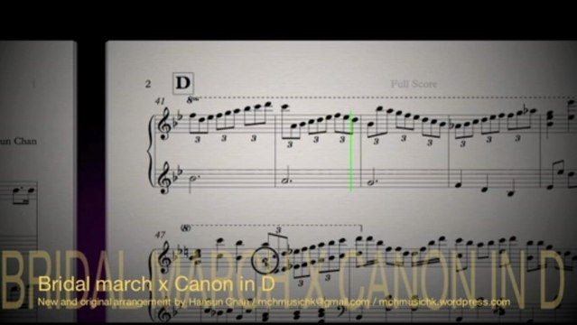 NEW! Canon in D + Bridal Chorus For Piano (Wedding)