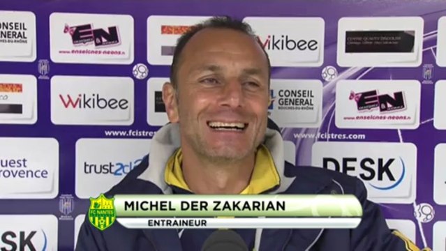 Conférence de presse FC Istres - FC Nantes : José PASQUALETTI (FCIOP) - Michel DER ZAKARIAN (FCN) - saison 2012/2013