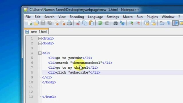 Free Network Tutorials- HTML Tutorials In Urdu Lesson 15