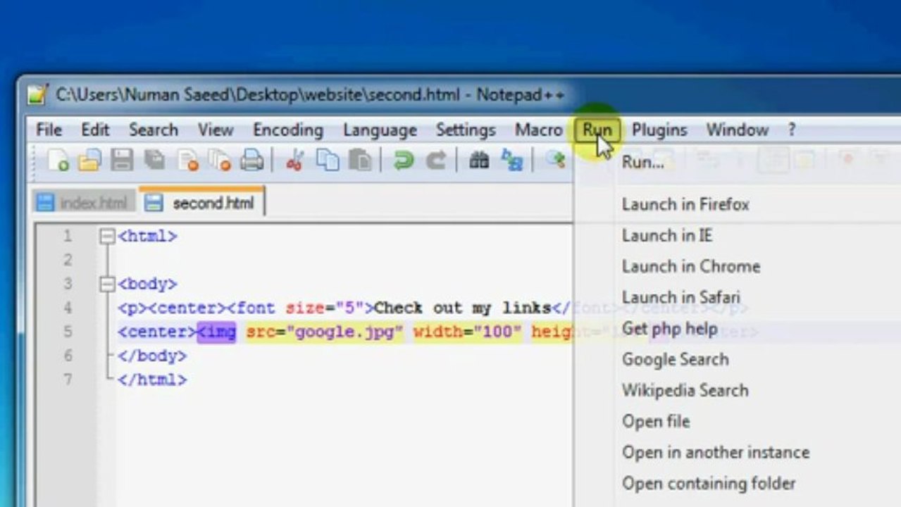 Free Network Tutorials- HTML Tutorials In Urdu Lesson 21