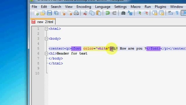Free Network Tutorials- HTML Tutorials In Urdu Lesson 24