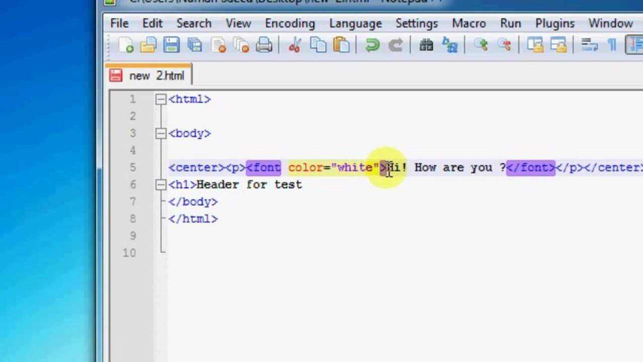 Free Network Tutorials- HTML Tutorials In Urdu Lesson 24