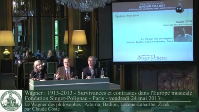 Le Wagner des philosophes : Adorno, Badiou, Lacoue-Labarthe, Zizek par Claude Coste