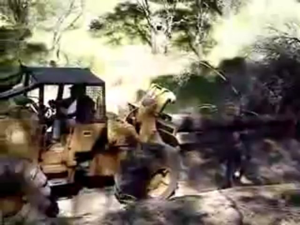 SACA MADERA CON SKIDDER