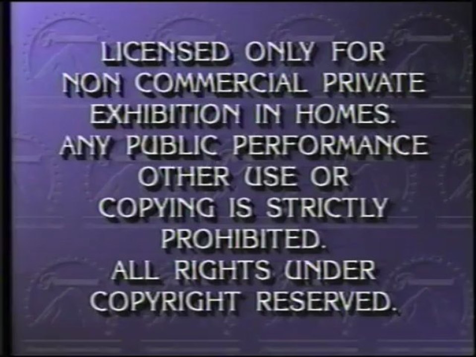 Opening to The Hunt for Red October 1990 VHS