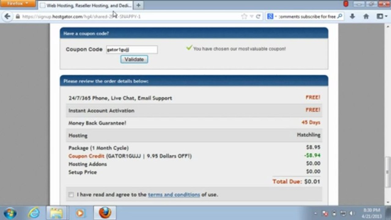 hostgator coupon code - gatorgujjar for 25%off hostgator coupon code 2013 - hostgator coupon codes - YouTube