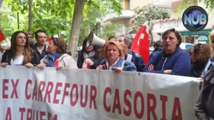 Carrefour Vomero; protesta ex dipendenti di Casoria