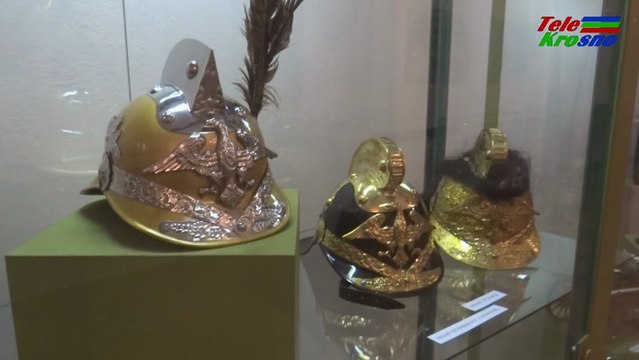 Wernisaż wystawy Strażackie hełmy paradne