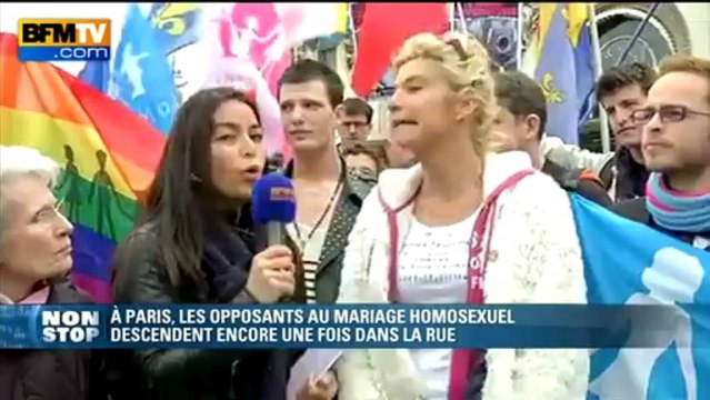 Manif pour tous: Je ne serai pas dans le cortège , affirme Frigide Barjot - 26/05
