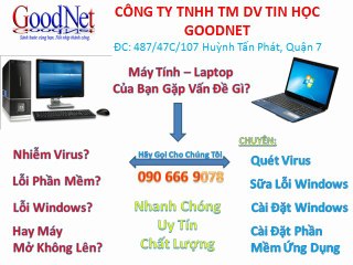 Quét Virus Máy Tính Tại Nhà Phú Mỹ Hưng, Q7 090 666 9078