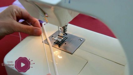 Cours de couture - Coudre un  biais gansé - tuto de couture