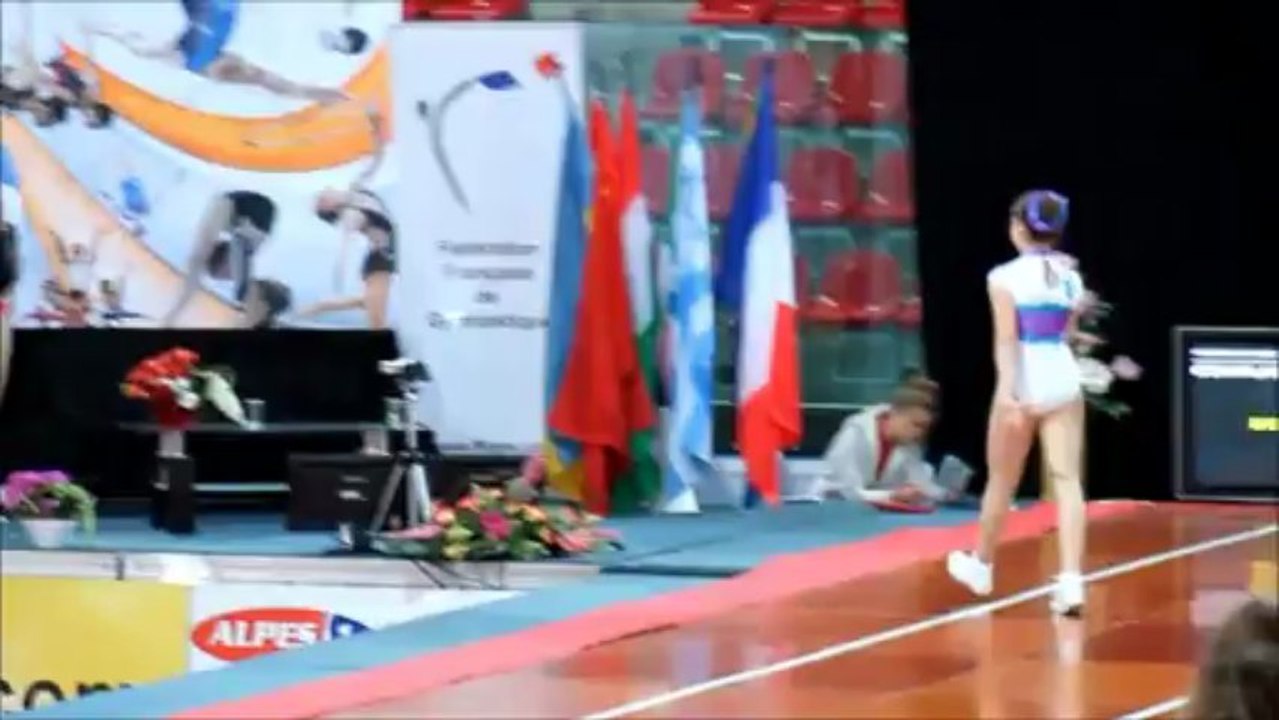 Eline - Championnat de France d'aérobic 2013