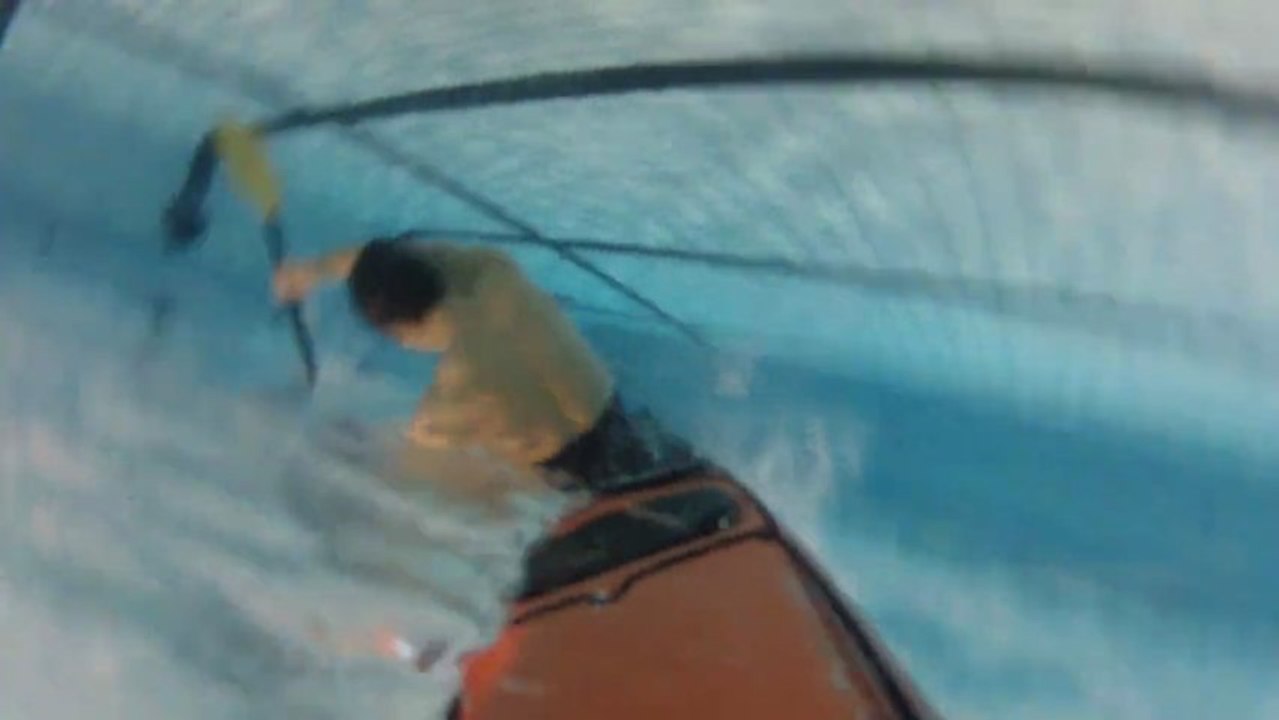 Piscine Kercado, CKCV esquimautages : Kayak Go Pro HD