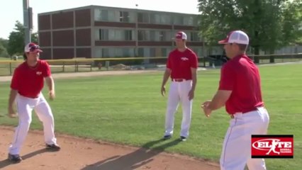 Youth Baseball Drills - Elite Baseball Training Tip - Infield Receiving Drill