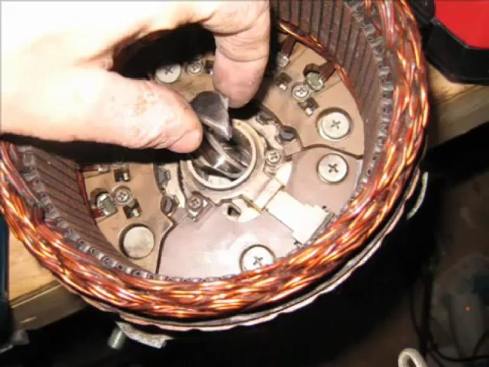 Alternator bearing replacement 200 Amp Mitsubishi 2005 Crown Victoria