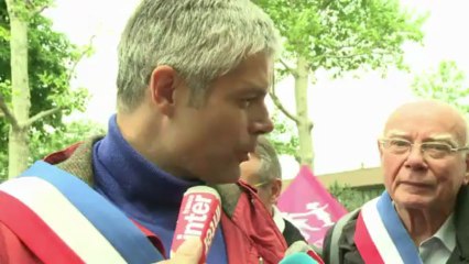 "Manif pour tous": élus UMP et FN dans le cortège