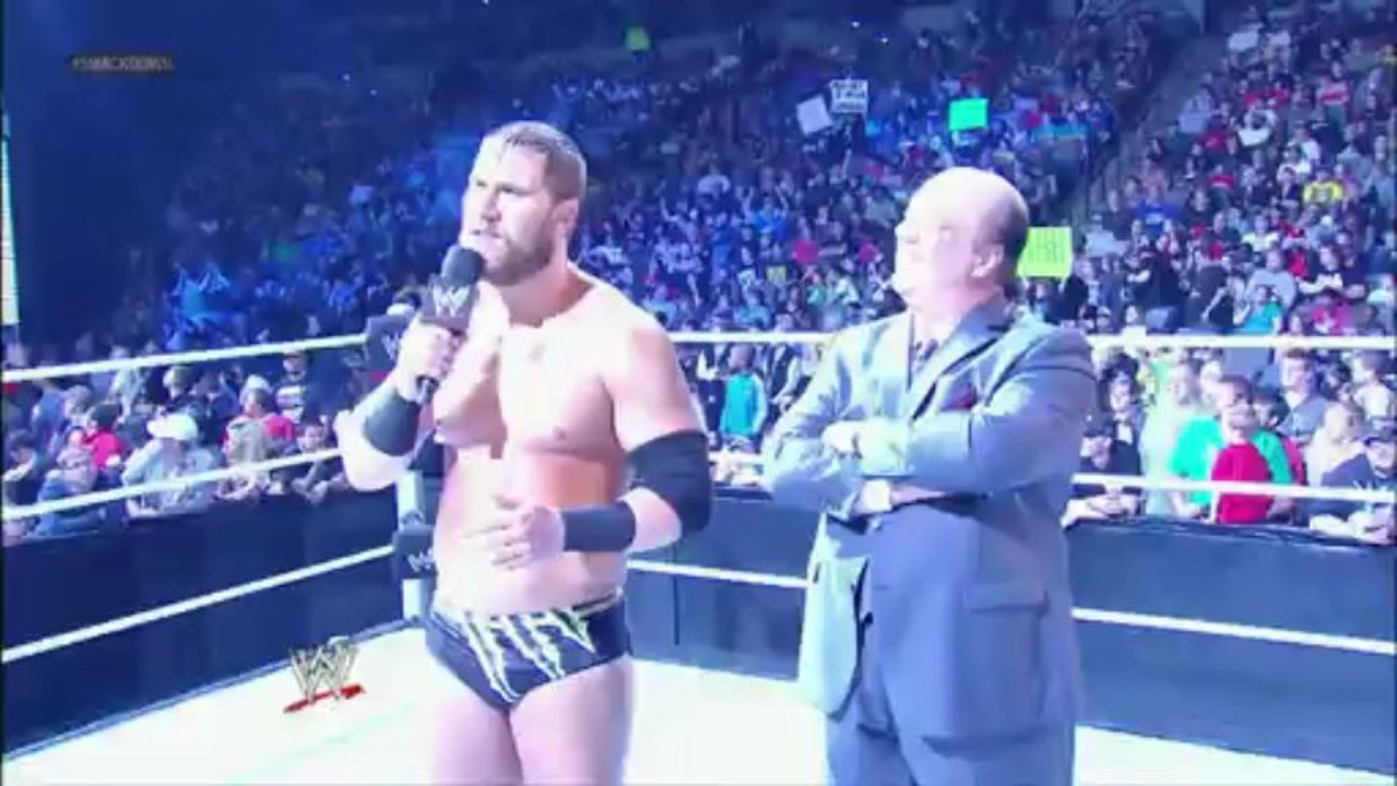 WWE Smackdown 5/24/13 - Paul Heyman reflects his new client Curtis Axel's debut