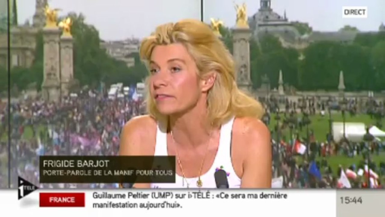 Frigide Barjot : "La manif pour tous n'est pas un parti"