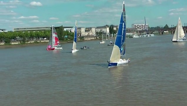 Régate sur la Garonne - Solitaire du Figaro