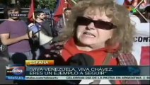 Madrileños respaldan al socialismo en Venezuela