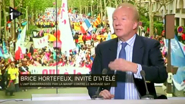 La Manif pour tous est un très grand succès pour Brice Hortefeux