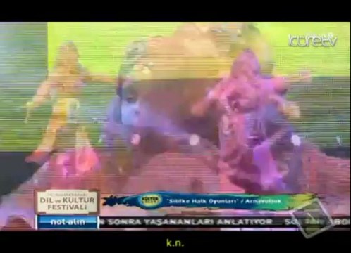 6 Silifke yöresi Arnavutluk İZMİR-2 açılış 11. Türkçe Olimpiyatı