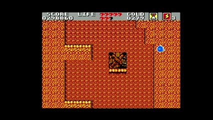 Wonderboy in Monsterland (SEGA Master System), complete in 18min50s