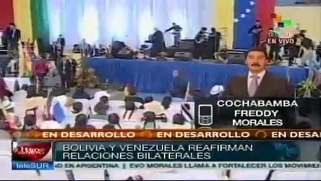 Bolivia y Venezuela firman acuerdos estratégicos