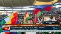 Bolivia es hija predilecta de Bolívar y del pueblo venezolano: Morales