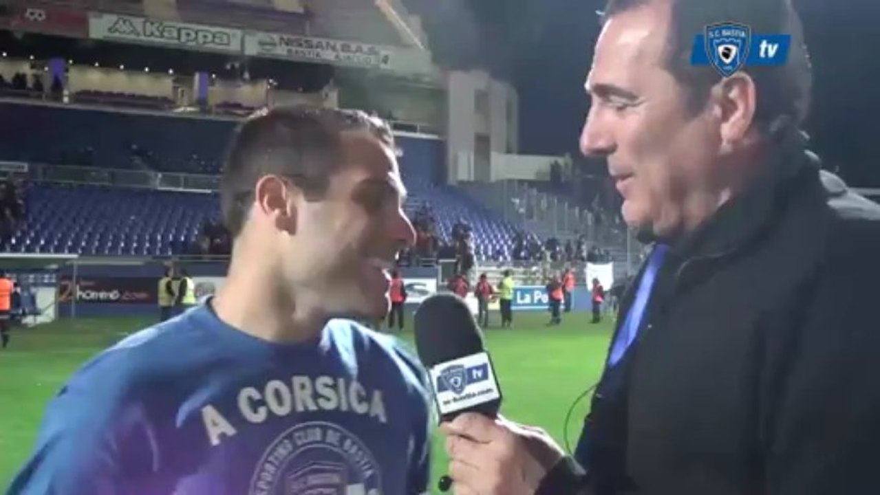 L1 / 2012-13 : Bastia 0-0 Sochaux : Réaction de G. Cioni