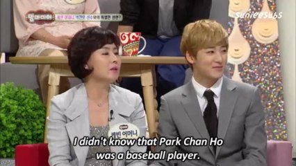 (ENG SUB) 130526 Happy Sunday Mama Mia - Kevin cut