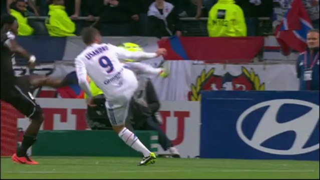 But Lisandro LOPEZ (23ème pen) - Olympique Lyonnais - Stade Rennais FC (2-0) - saison 2012/2013
