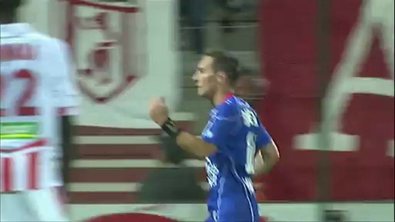 But Eric BAUTHEAC (77ème) - AC Ajaccio - OGC Nice (0-2) - saison 2012/2013