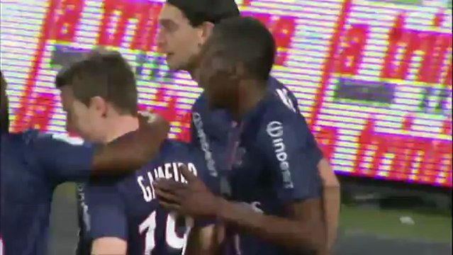 But Kevin GAMEIRO (62ème) - FC Lorient - Paris Saint-Germain (1-3) - saison 2012/2013