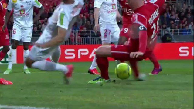 But Sébastien PUYGRENIER (30ème) - Stade Brestois 29 - AS Nancy-Lorraine (1-2) - saison 2012/2013
