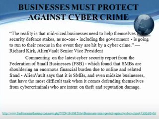 cyber warning hass associates reviews, Businesses must protect against cyber crime