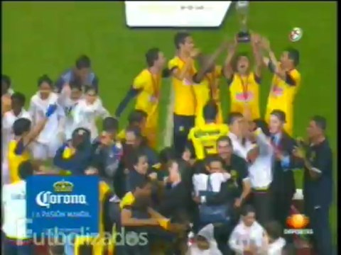 Penales entre América y Cruz Azul. Coronación y festejos de América Campeón 2013
