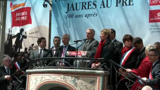 Jean-Marc Ayrault - Jaures et son héritage - 25/05/13 au Pré Saint-Gervais