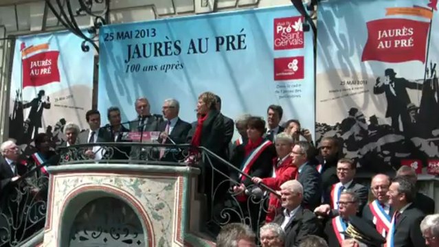 Discours de Claude Bartolone sur Jaures le 25 Mai 2013 au Pré-Saint-Gervais