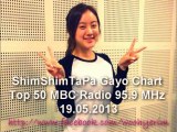 [AUDIO] ShimShimTaPa Gayo Chart Top 50 MBC Radio 95.9 MHz 19.05.2013