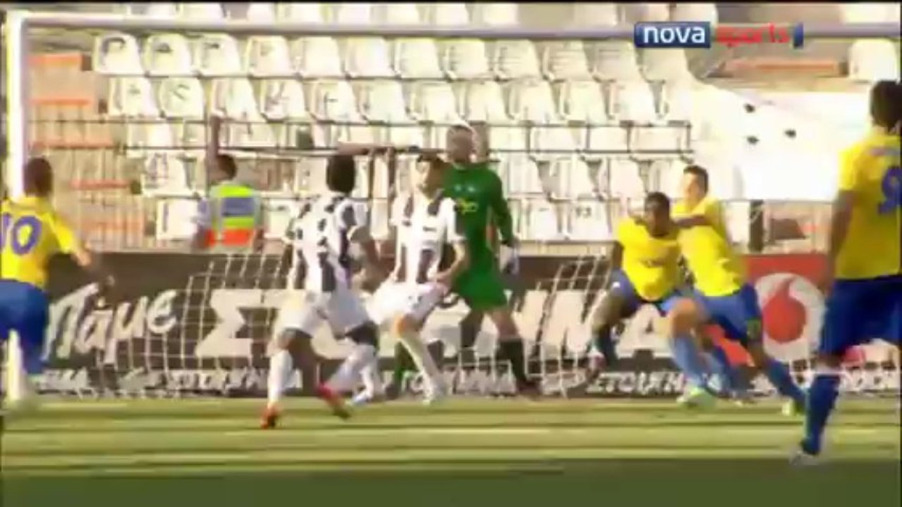 Гол Секу Олисе в матче ПАОК-Астерас