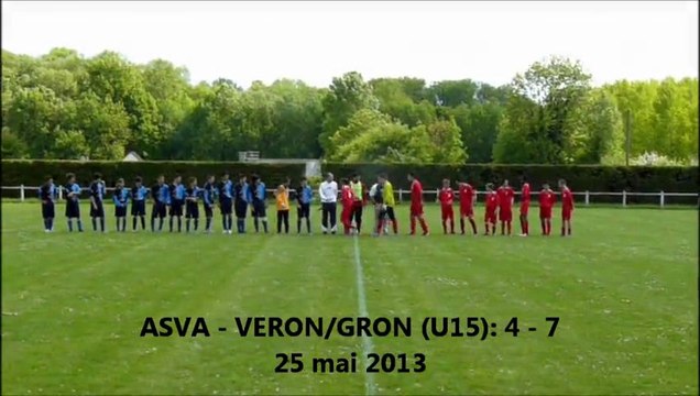 ASVA - VERON/GRON (U15): 4 - 7