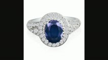 2ct Tanzanite And Diamond Ring In 14k White Gold Review
