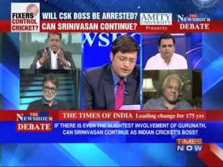 The Newshour Debate: Can N Srinivasan continue as BCCI boss? (Part 1 of 4)