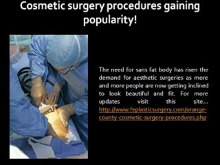 Popular cosmetic surgeries amongst women!