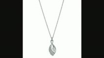 Sterling Silver 10 Point Diamond Pendant Necklace Review