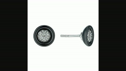 Black Ceramic & Silver 110 Carat Diamond Earrings Review