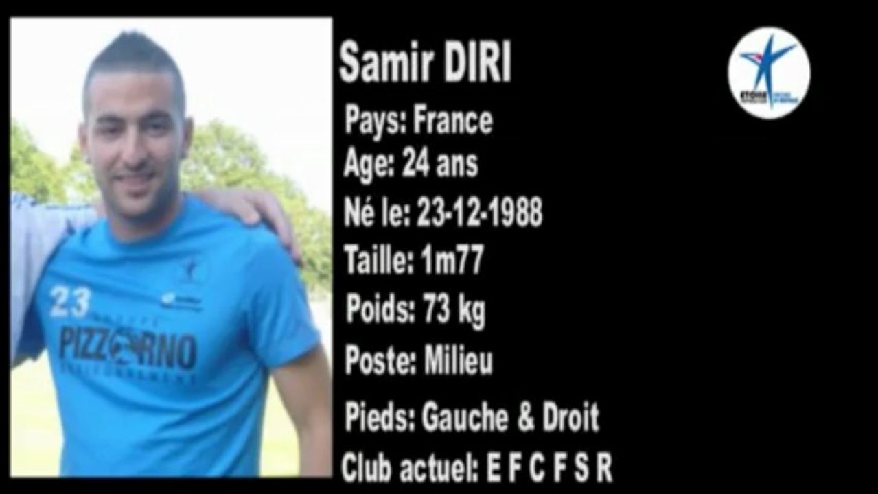 HIGHLIGHT SOCCER - N°23  SAMIR DIRI  - MILIEU - ETOILE FC
