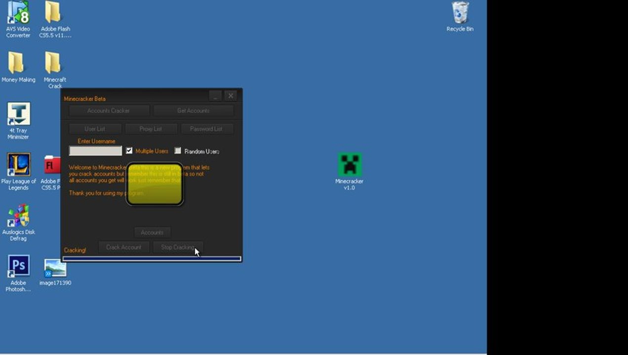 Minecraft crack 2013