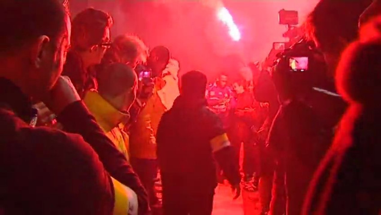 Ambiance chez les supporters niçois